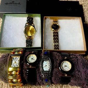 Bundle set of 6 gorgeous watches like new never worn